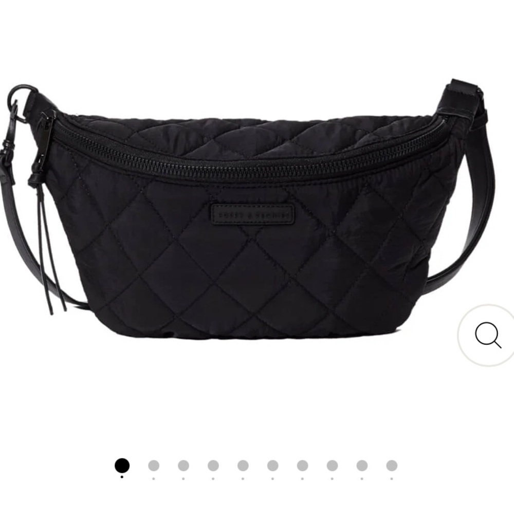Poppy & Peonies Large Quilted Sidekick Bag